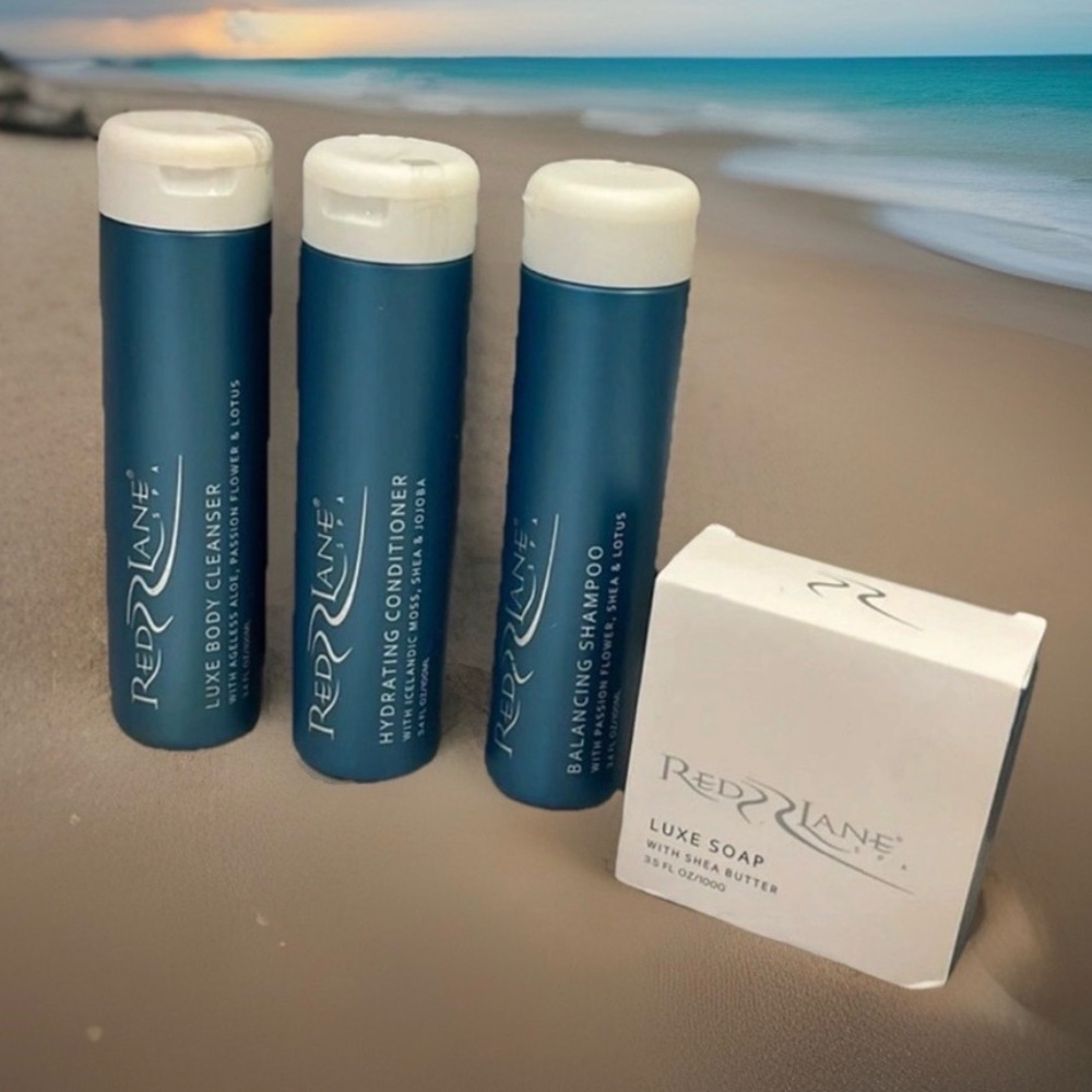 RedLane Spa Caribbean Dusk 1-Shampoo, 1-Conditioner, 1-Soap Bar & 1-Cleanser 🌿🆕🌿